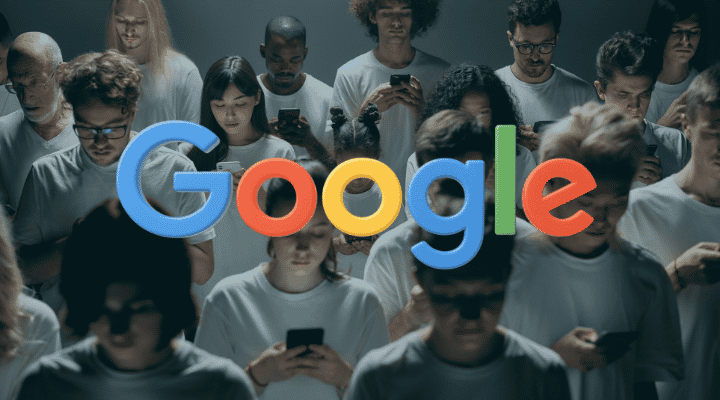 logo de google, mostrando su nuevo lanzamiento de reportes de IA